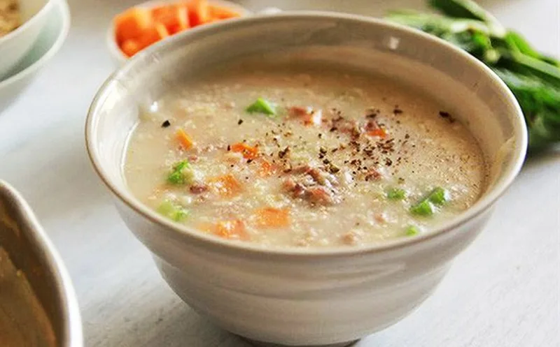 cach nau chao yen mach giam can chuan healthy danh bay mo bung